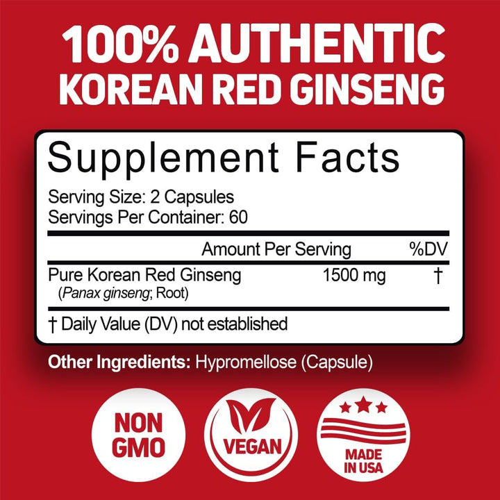 Korean Panax Ginseng 2 Pack