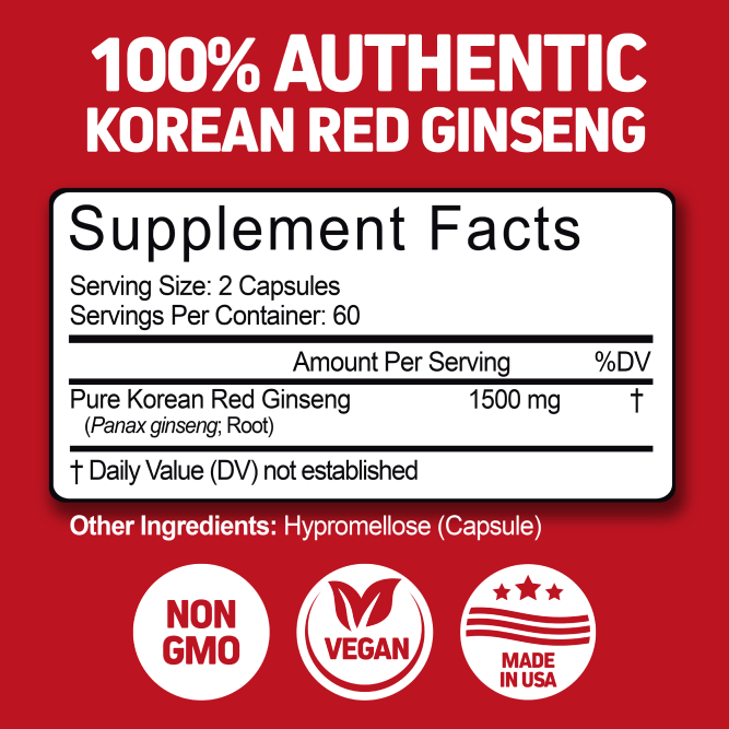 KOREAN PANAX RED GINSENG