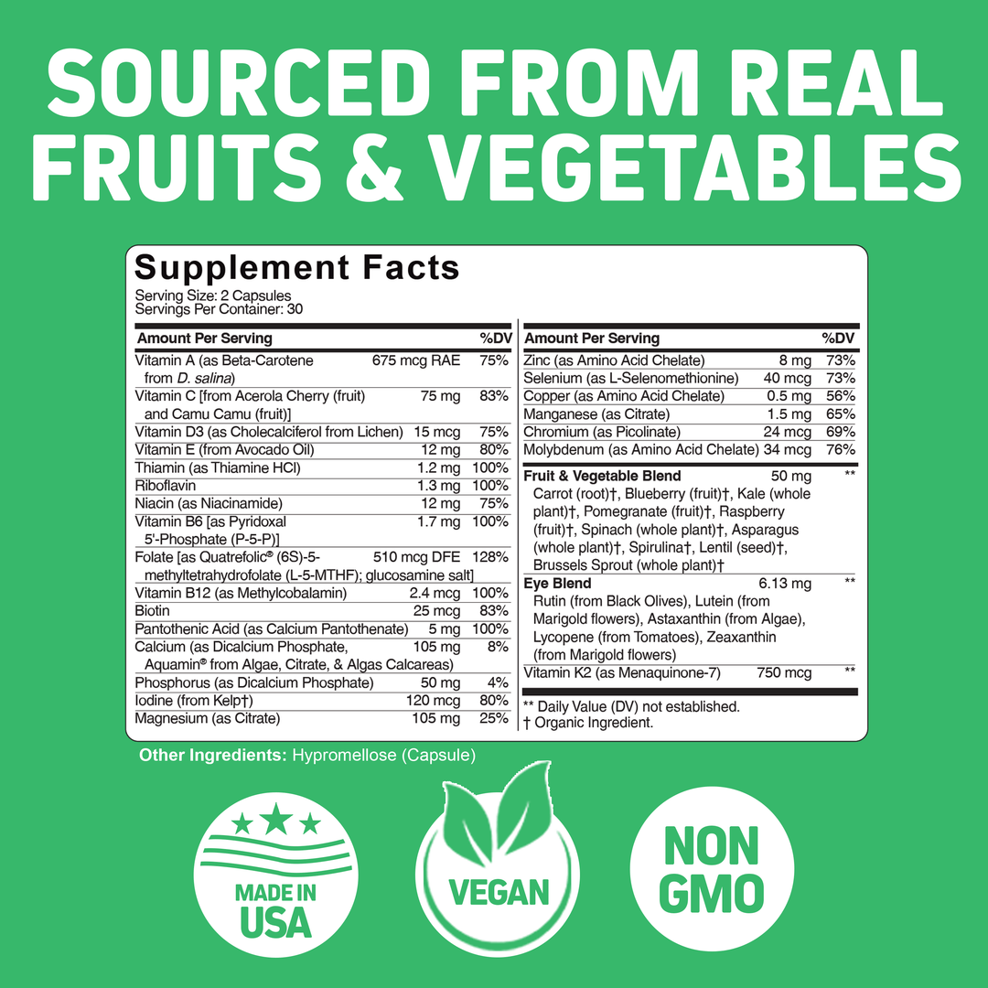 WHOLE FOOD MULTIVITAMIN TEENS